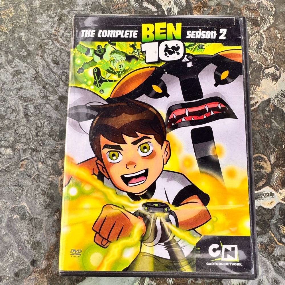 Ben 10 Complete Season 2 DVD 2 Disc‎ Set Cartoon Network Kids TV Show